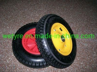 High Quality High Load Capacity Wearable Useful Easy Moving Pneumatic Rubber Wheel for Wheelbarrow (4.00-8)