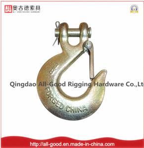 Qingdao Rigging Drop Forged Galvanized Clevis Slip Hook with Latch