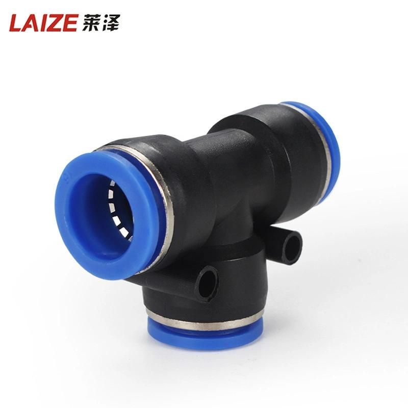 Fog Nozzle Mist System Plastic Tee Quick Coupling Fitting