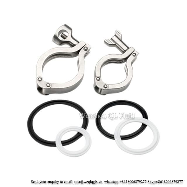 Stainless Steel 304/316L Heavy Duty Pipe Tri Clamp