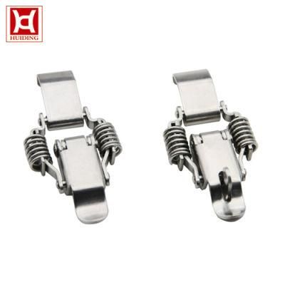 Stainless Steel Hardware Pad Lock Fasteners Toolbox Draw Latch Double Spring Loaded Toggle Latch
