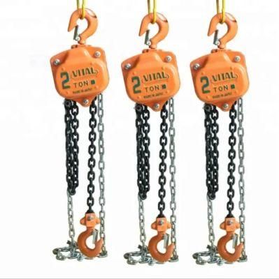 0.5-10 Ton CE Manual Lifting Chain Pulley Block Hoist