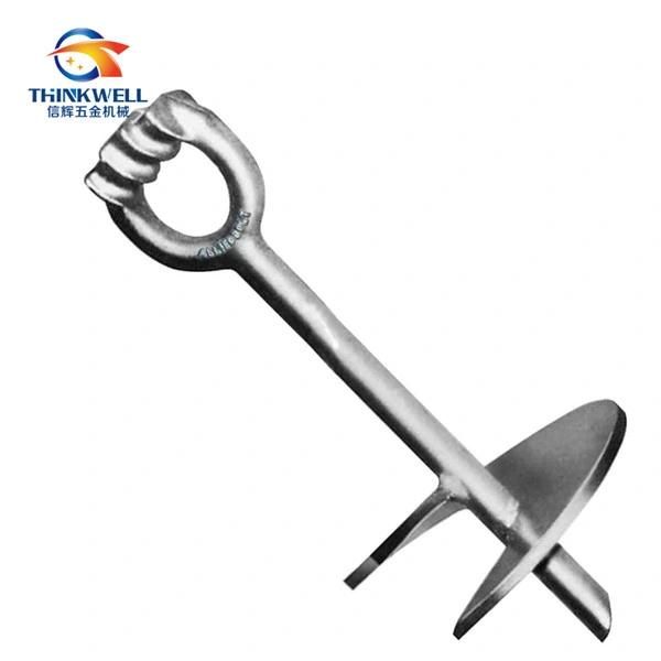 Hot DIP-Galvanized Twin Eye/Strand Screw Anchor Rod Bolt