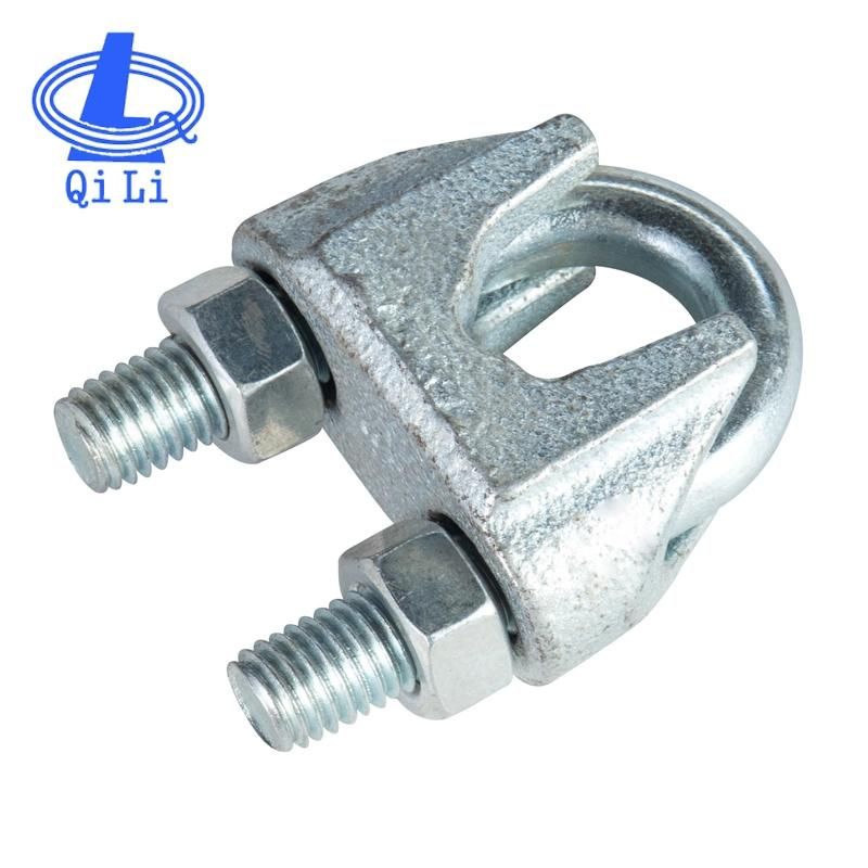 Us Type Drop Forged Steel Cable Clip with Red Colour