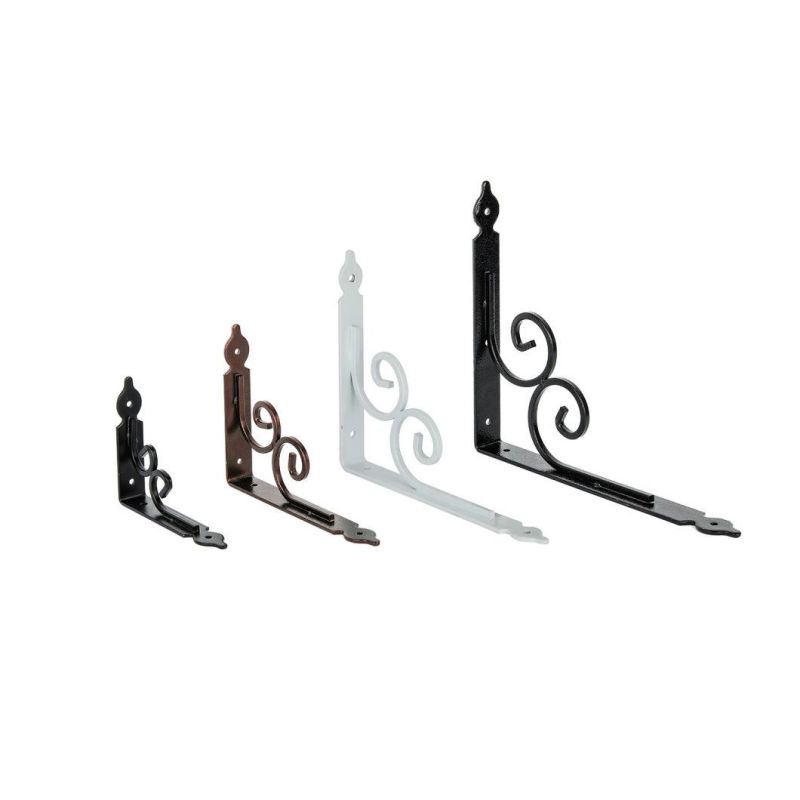 Decorative Wall Mount Display Plant 190*190*25*2mm Heavy Duty L Brackets