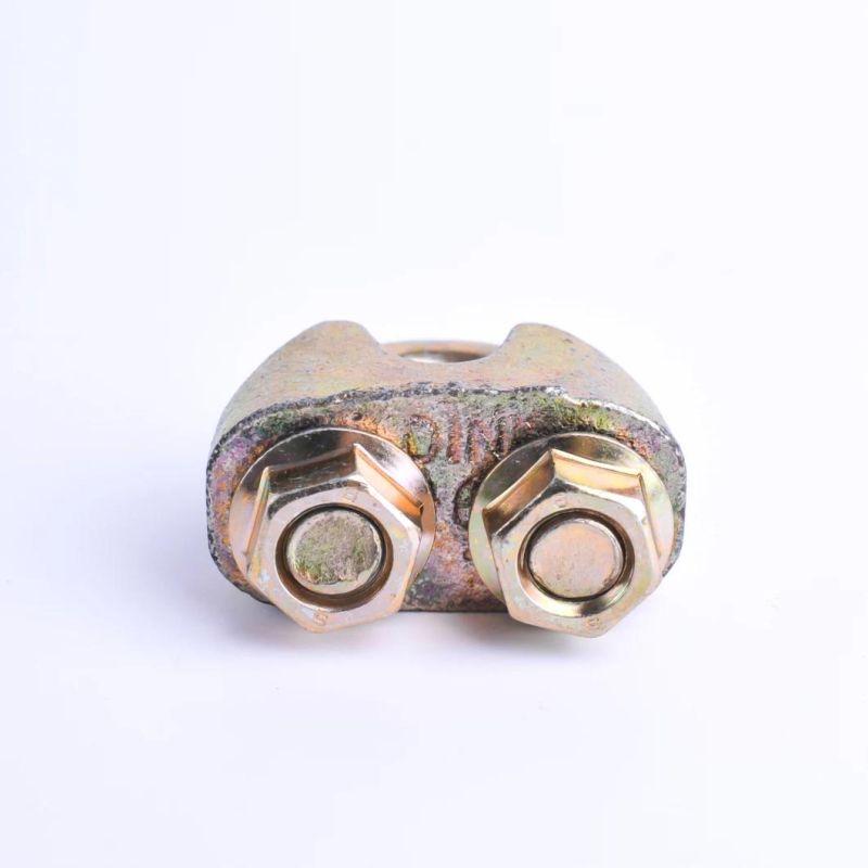 1/8 Inch Wire Rope Cable Clip Iron for Rigging Hardware Zinc Plated Steel Wire Rope Clips Assortment Wire Rope Cable Clip Clamp
