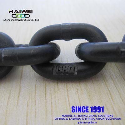 Hot Sale G80 25mm to 48mm En 818-8 Lifting Chain