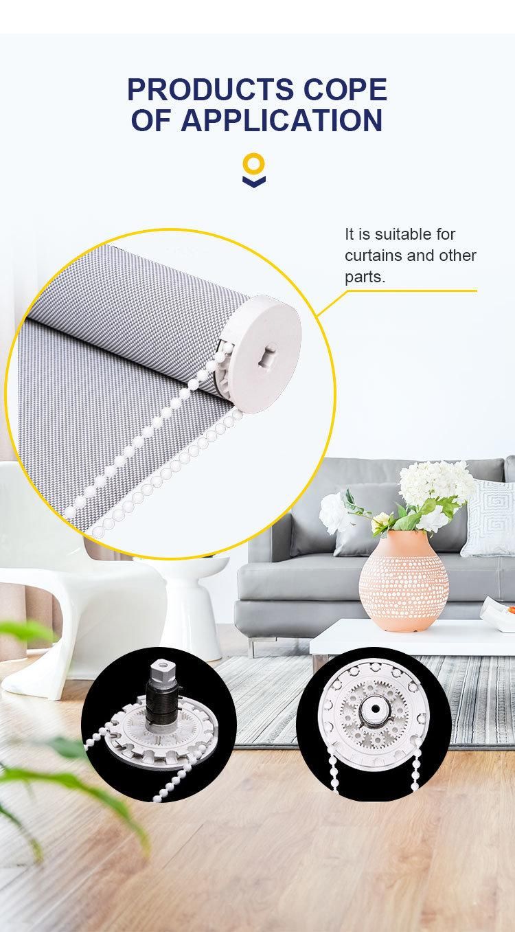 4.5mm White POM Factory Curtain Roller Plastic Ball Chain