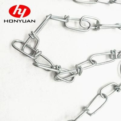 Wholesale Hardware Galvanzied Welded Steel Long Twisted Link Tie out