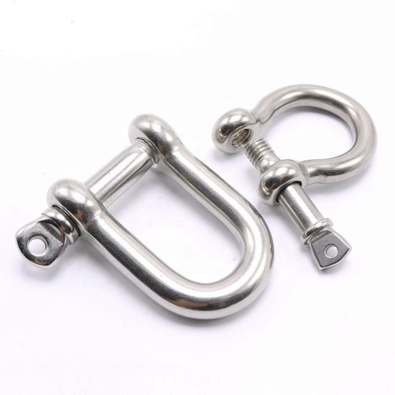 Custom Stainless Steel Type M4 Dee Ring Shackle Bow Shackle