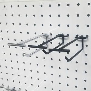 Metal Chrome Display Hanging Hooks Used Pegboard Panel Peg Slat Wall Retail Paint Hooks