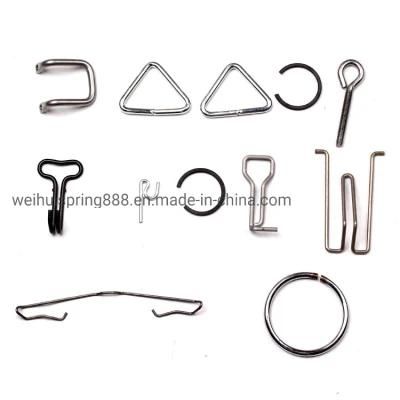 OEM Metal Part Wave Bending Leaf Extension Spring Wire Forming Spring Clamp Spring