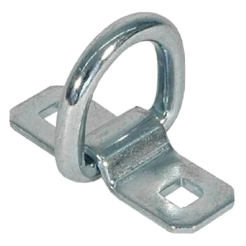 Zinc Plated Trailer Lashing Rings D-Ring-6mm Hole Diameter