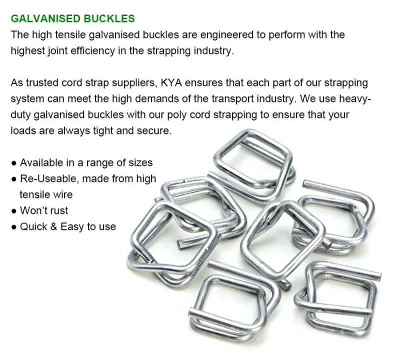 13mm Galvanized Metal Wire Buckles for Strapping