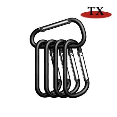 High Quality Carabiner Clip D Shape Metal Hang Buckle for Travelling Hiking