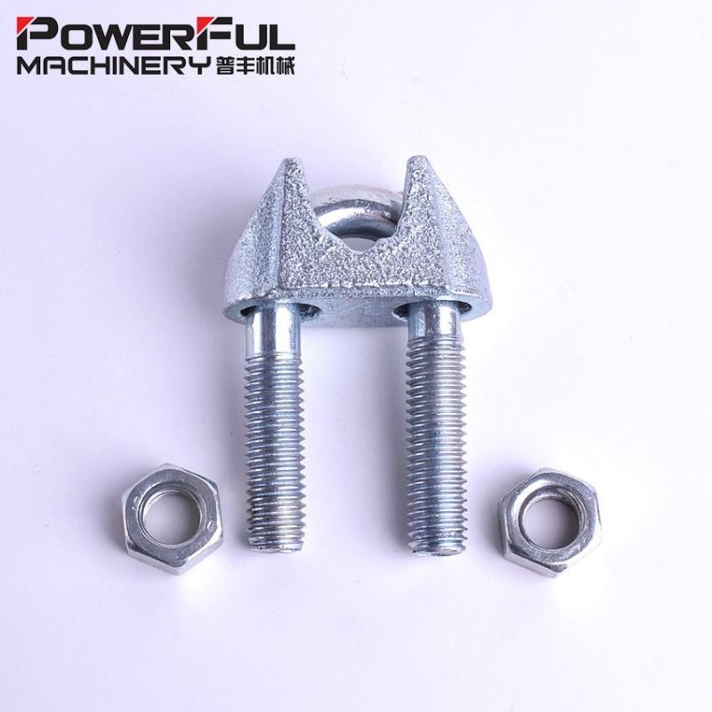 Malleable Wire Rope Clip, Zinc Plated