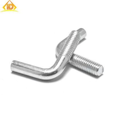 M3 M4 M6 M8 M10 M12 U Type J L I Eye Hook Bolt A2 A4 Carbon Steel Zinc Plated Spring Washer Hex Nut L U J Hook Eye Bolt