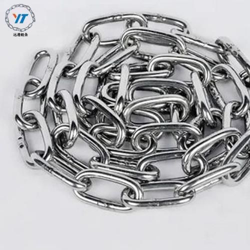 Galvanized Welded DIN5865c Long Steel Link Chain for Sale