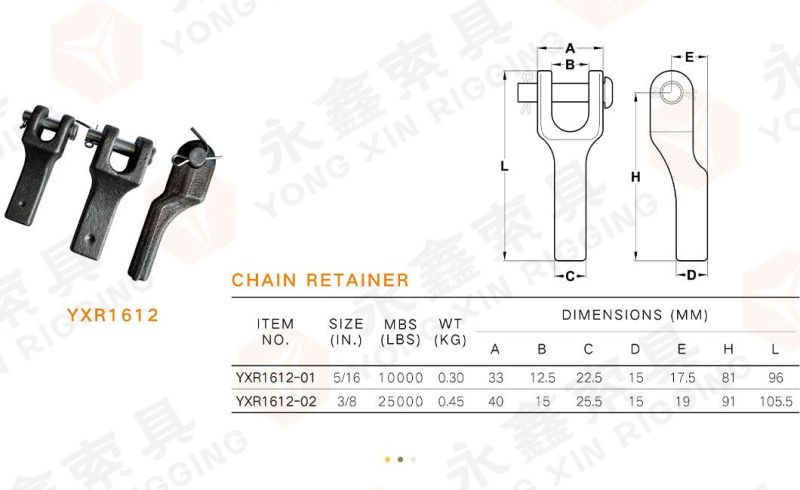 Customized Clevis Shape Alloy Steel Link Accssories