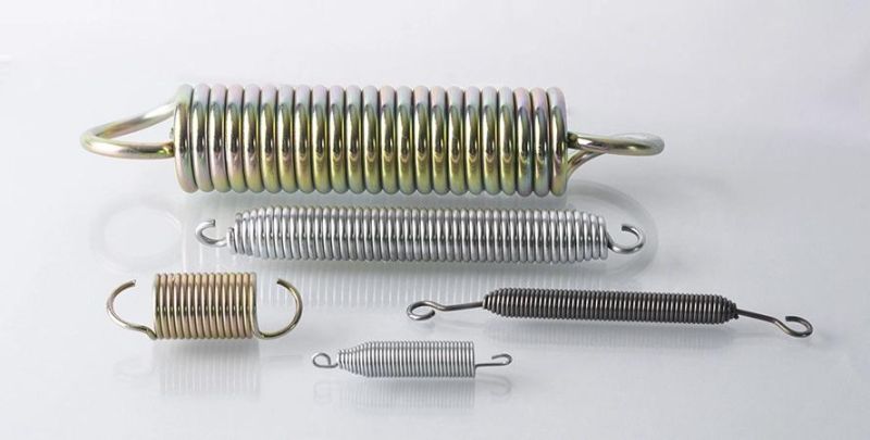 Color-Plated Zinc Tension Spring