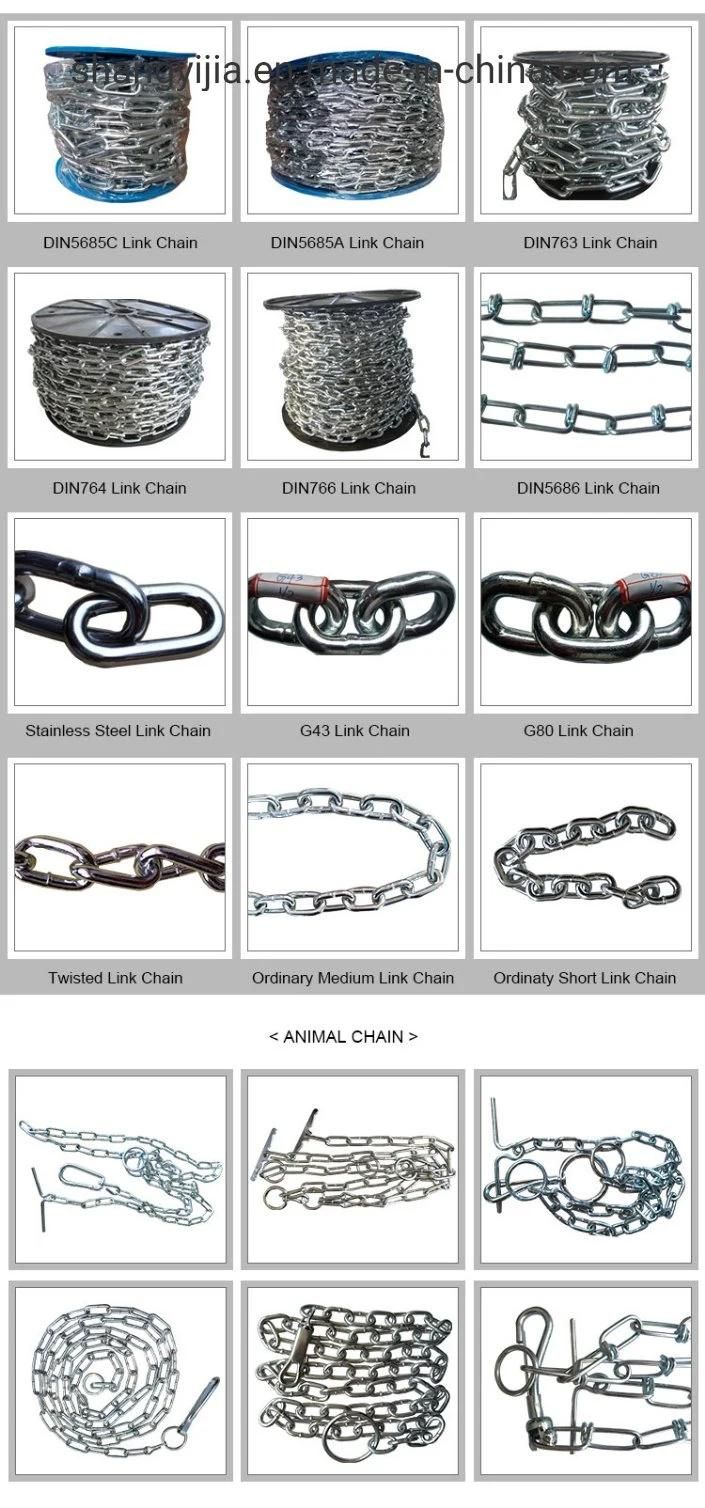 Q235 Welded Steel Link Chain Product in Linyi Factory