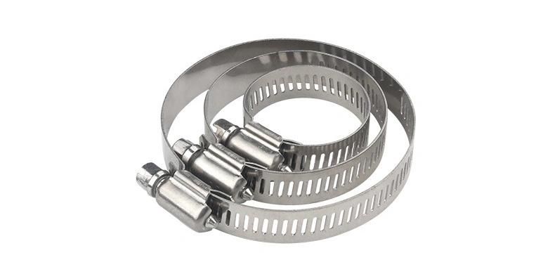304 316 Stainless Steel Throat Hoop Water Pipe Duct Clamp