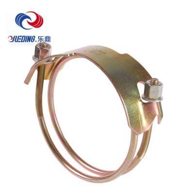 Galvanized Steel Zinc Plated Spiral Tiger Type Clip Pipe Hose Clamps