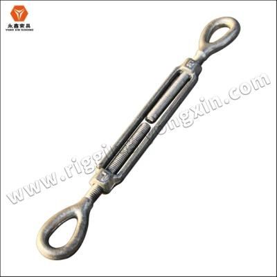 Hg-226 Heavy Duty Carbon Steel Drop Forged Galvanized Us Type Wire Rope Turnbuckle