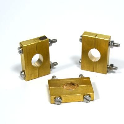 Factory Custom Machining Brass Tube Clip Fixture Clamp Holder