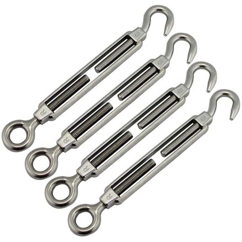 High Quality Eye and Hook Type Stainless Steel 304 Turnbuckle