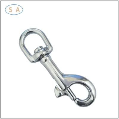 4t Safe Load Universal Maritime Cable Stainless Steel Eye Spring Hook