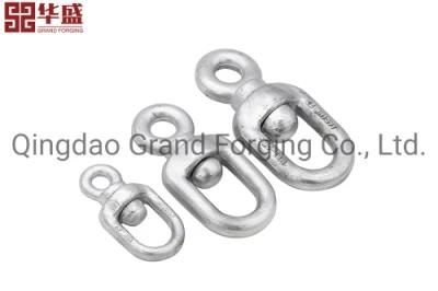 Hot Galvanized Steel Drop Forged Chain Accessories Single Swivel Ring