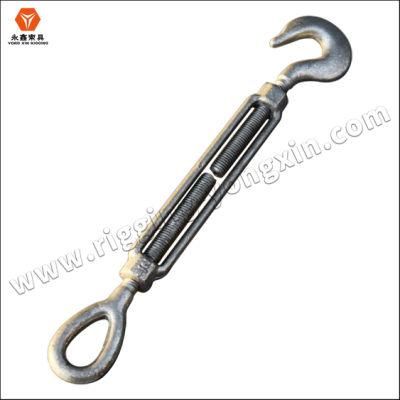 Wholesale Heavy Duty Carbon Steel Drop Forged Galvanized Us Type Wire Rope Large Turnbuckle