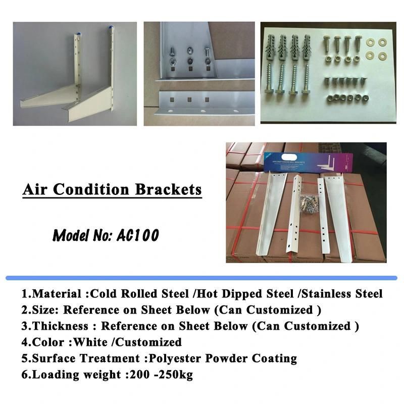 Air Condition Spare Parts Bracket 2 HP