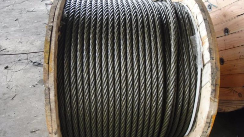 Ungalvanized Steel Cable 8X19s+FC Used in Elevator Machine