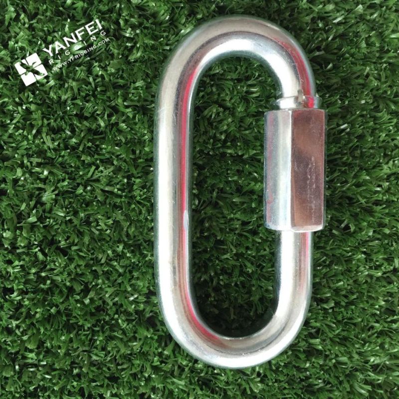 Zinc Plated Carabiner Hook/Quick Link