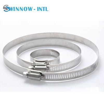 Easy Installation SS304 Flexible American Hose Clamp