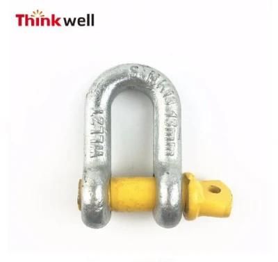 Forged Screw Pin Chain G210 Us D Shackle with Pin