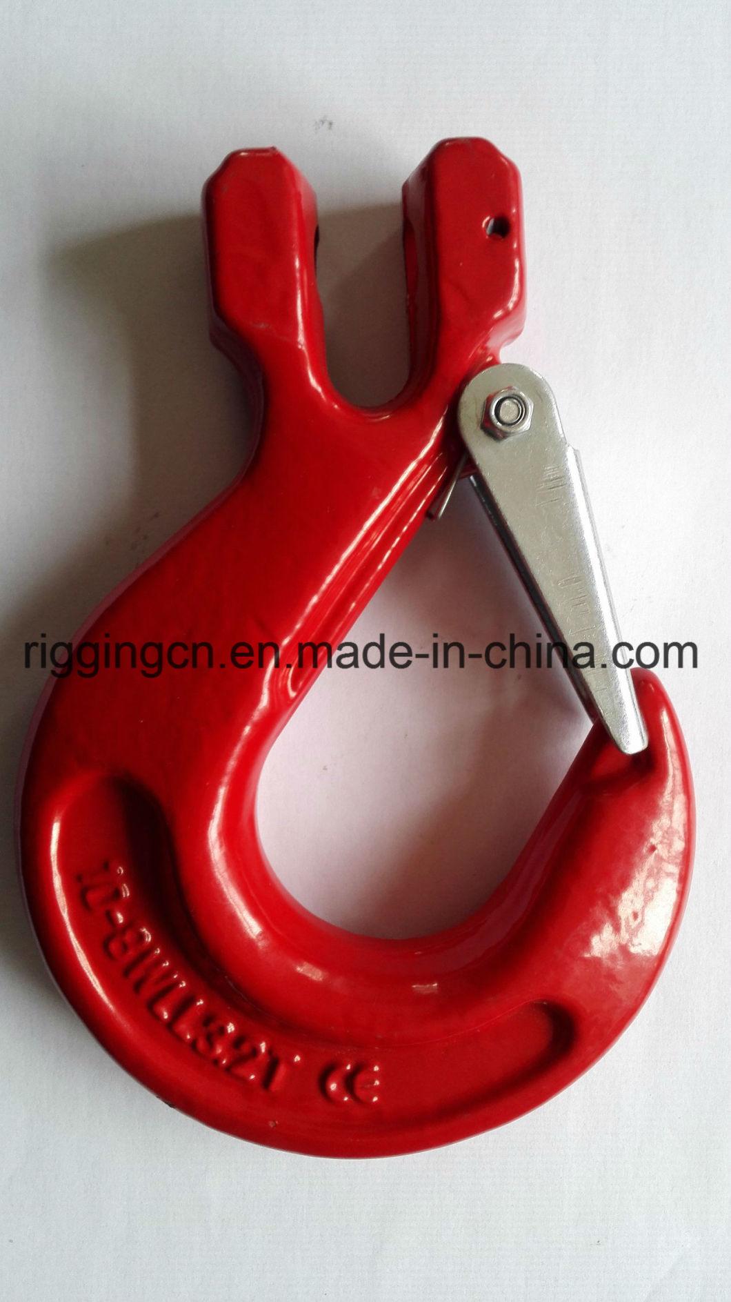 G80 safety Self Lock Clevis Hook for Chain Lifting