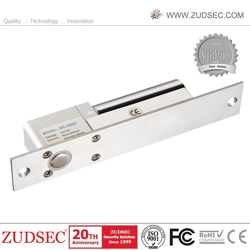 Frameless Glass Stainless Steel Bracket for Access Control Glass Electric Bolt Lock Fail Safe Electric Bolt Lock