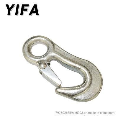 Rigging Hardware Galvanized Steel European Safety Hook