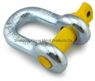 European Type High Quality Polished Screw Pin Forged Stainless Steel 304/316 Marine Anchor Lifting Chain D Shackles