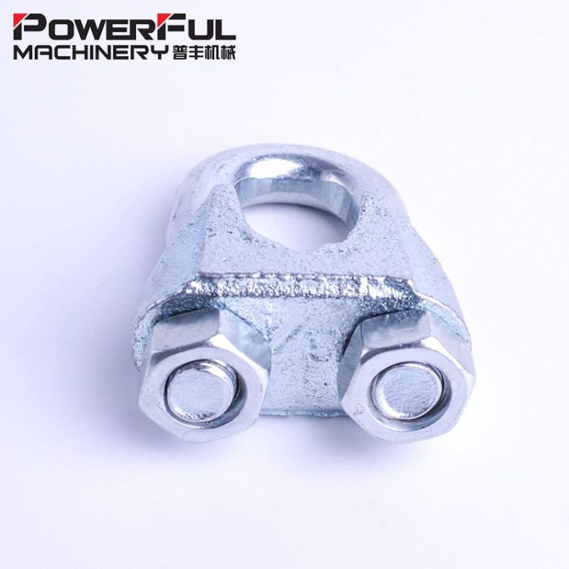Malleable Wire Rope Clip, Zinc Plated