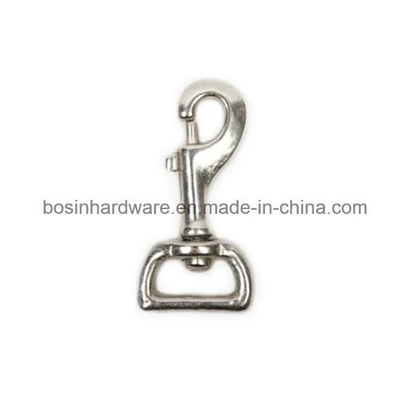 Nickal Plated Steel Casting Swivel Eye Snap Hook