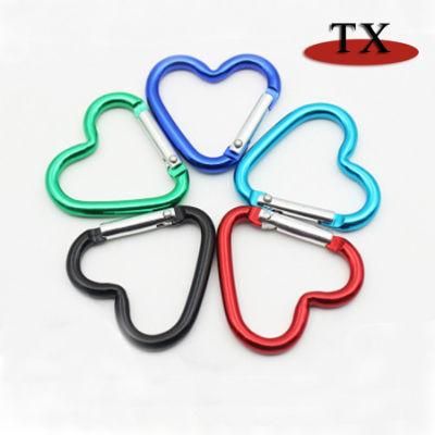 Customised Shape Precision Casting Pear Shaped Carabiner Spring Snap Hook with Screw Lock