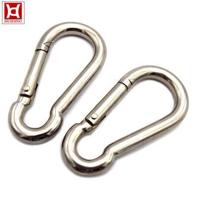 Stainless Steel Carabiner Snap Hook for Outdoor Hiking Camping
