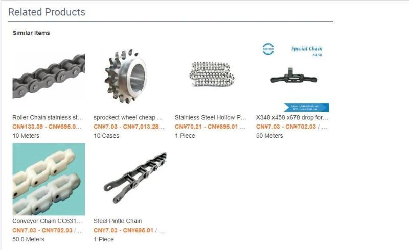 50 Roller Chain Straight Side Plates China Series Short Pitch Best Price Manufacture Special Attachments Double Lumber Sharp to Type Engineering Conveyor Chains