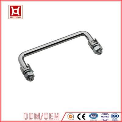 Steel Chrome Plated Chest Handles, Machine Parts Folding Handles Hardware Pull Handle, Adjustable Hardware Parts Industry Handles with Screw