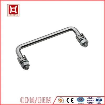 Steel Chrome Plated Chest Handles, Machine Parts Folding Handles Hardware Pull Handle, Adjustable Hardware Parts Industry Handles with Screw