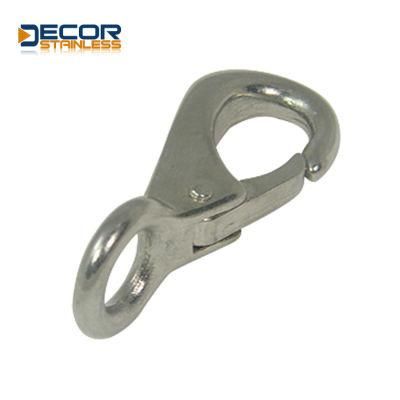 Stainless Steel Fixed Eye Snap Hook